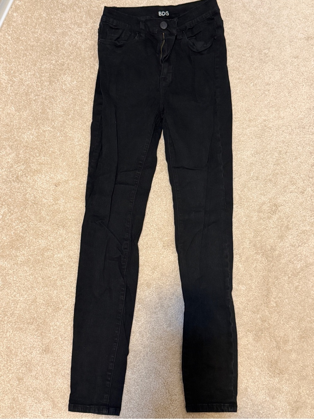 BDG Black High-Rise Twig Ankle Jeans - Picture 1 of 3